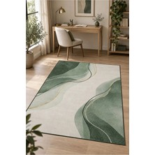Rugs Modern Halı Dora Vintage Minimalist Botanik Desenli Ince Dokuma Taban Salon Halısı OZL557