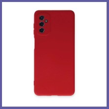 Nida Samsung Galaxy M52 5g Uyumlu Kılıf Nano Içi Kadife Silikon - Kırmızı Nıda