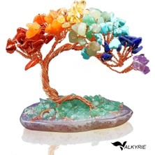 Hype Store 7 Çakra Reiki Para Ağacı – Doğal Kristal Taş Dekor, Enerji Dengeleme, Feng Shui, Şans ve Pozitif Ene