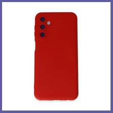 Nida Samsung Galaxy M34 5g Uyumlu Kılıf Nano Içi Kadife Silikon - Kırmızı Nıda