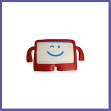 Nida iPad Mini 6 Karakter Tablet Silikon - Kırmızı Nıda