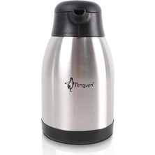 Hype Store Penguen 2 Litre Çelik Termos PNG-1200P, Penguen Çay Termosu