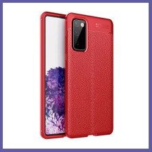 Nida Samsung Galaxy S20 Fe Uyumlu Kılıf Auto Focus Kapak - Kırmızı Nıda