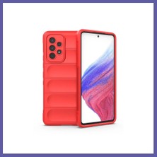 Nida Samsung Galaxy A53 5g Uyumlu Kılıf Optimum Silikon - Kırmızı Nıda