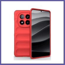 Nida Redmi Note 14 Pro 5g Uyumlu Kılıf Optimum Silikon - Kırmızı Nıda
