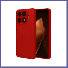 Nida Mi 15T Pro Uyumlu Nano Içi Kadife Silikon - Kırmızı Nıda