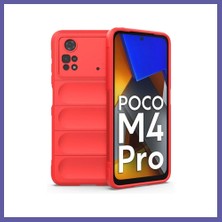Nida Poco M4 Pro 4g Uyumlu Kılıf Optimum Silikon - Kırmızı Nıda