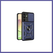 Nida Samsung Galaxy A16 5g Uyumlu Kılıf Pars Lens Yüzüklü Silikon - Lacivert Nıda