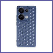 Nida Redmi Note 13 Pro 4g Uyumlu Kılıf Petek Silikon Kapak - Lacivert Nıda