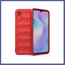 Nida Redmi 9A Uyumlu Kılıf Optimum Silikon - Kırmızı Nıda