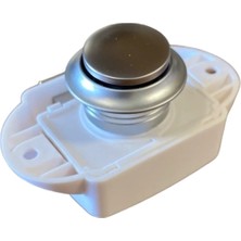 Einstein EI-BL01N-WPC Büyük Basmalı Karavan Dolap Kapı Kilidi Inci Krom 26 mm