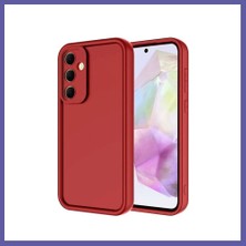Nida Samsung Galaxy A36 Uyumlu Kılıf Viera Silikon - Kırmızı Nıda
