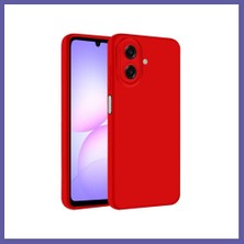 Nida Samsung Galaxy A07 4g Uyumlu Nano Içi Kadife Silikon - Kırmızı Nıda