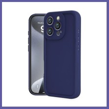 Nida iPhone 16 Pro Uyumlu Kılıf Viera Silikon - Lacivert Nıda