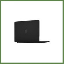 Bezos Macbook Pro 16.2 2021 Macbook Buzlu Kapak - Siyah HB006