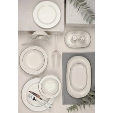 Porser Platin Yaldız Yemek Takımı 12 Kişilik 53 Parça