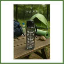 Bezos Suluk & Su Şişesi & Sporcu Matara Füme 1000 ml HB006