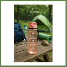 Bezos Suluk & Su Şişesi & Sporcu Matara Turuncu 1000 ml HB006