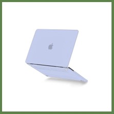 Bezos Macbook Pro 13 2021 Macbook Buzlu Kapak - Lila HB006