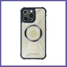 Nida iPhone 14 Pro Max Uyumlu Kılıf Prag Magneticsafe Kapak - Lacivert Nıda