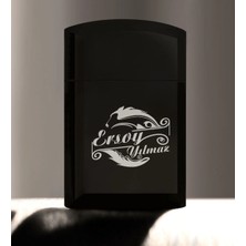 BK Gift Kişiye Özel Isimli Siyah Metal Çakmak - 21