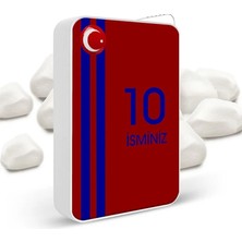 BK Gift Kişiye Özel Metal Taraftar Çakmak (Bordo Mavi) 002