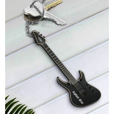 BK Gift Kişiye Özel Isimli Bas Gitar Enstrüman Ahşap Anahtarlık-3