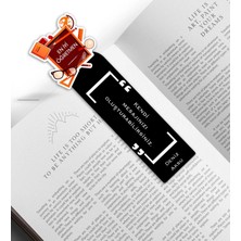 Bk Gift Kişiye Özel Isimli Öğretmenler Günü Tasarımlı Ahşap Kitap Ayracı - 11, Öğretmene Hediye, Öğretmenler Günü