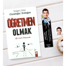BK Gift Kişiye Özel Erkek Kimya Öğretmeni Karikatürlü Ahşap Kitap Ayracı ve Öğretmen Olmak Kitabı Hediye Seti-3