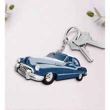 BK Gift Kişiye Özel Isimli Retro Otomobil Ahşap Anahtarlık-7
