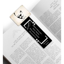 BK Gift Kişiye Özel Isimli Atatürk Temalı Ahşap Kitap Ayracı-25