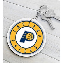 BK Gift Nba Indiana Pacers Ahşap Anahtarlık