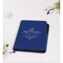 BK Gift Kişiye Özel Isimli Lacivert Termo Deri Defter-8