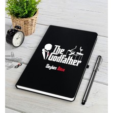 BK Gift Kişiye Özel The Godfather Siyah Defter Kalem Seti