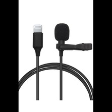Lightning 2 Metre Double Mikrofon - Siyah