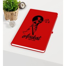 BK Gift Kişiye Özel Avukat Temalı Kırmızı Defter - 15