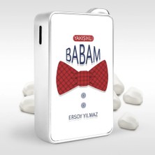 BK Gift Kişiye Özel Yakışıklı Babam Tasarımlı Metal Çakmak - 1