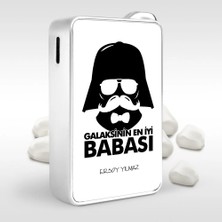 BK Gift Kişiye Özel Galaksinin En Iyi Babası Tasarımlı Metal Çakmak - 1