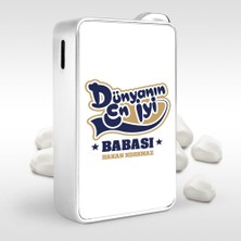 BK Gift Kişiye Özel Dünyanın En Iyi Babası Tasarımlı Metal Çakmak - 3