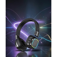 Nemere Katlanabilir Rgb Işıklı Bluetooth 5.3 Kulak Üstü Kulaklık UCZZZXY30SODO-1