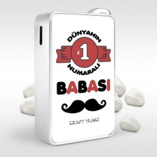 BK Gift Kişiye Özel Dünyanın 1 Numaralı Babası Tasarımlı Metal Çakmak - 1
