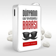 BK Gift Kişiye Özel Dünyanın En Yakışıklı Babası Tasarımlı Metal Çakmak - 1