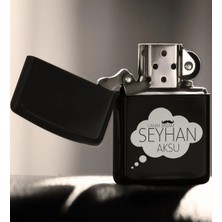 BK Gift Kişiye Özel Canım Babam Siyah Benzinli Metal Çakmak-2