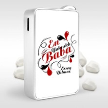 BK Gift Kişiye Özel En Yakışıklı Baba Tasarımlı Metal Çakmak - 1