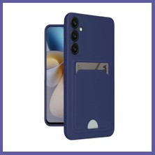 Nida Samsung Galaxy A16 5g Uyumlu Kılıf Kelvin Kartvizitli Silikon - Lacivert Nıda