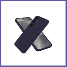 Nida Samsung Galaxy A56 Uyumlu Kılıf Nano Içi Kadife Silikon - Lacivert Nıda