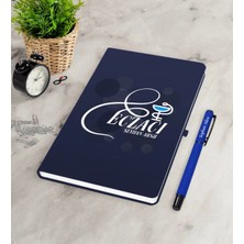 BK Gift Kişiye Özel Eczacı Lacivert Defter Kalem Seti-7