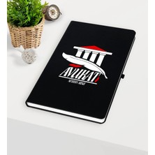 BK Gift Kişiye Özel Avukat Temalı Siyah Defter - 3