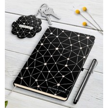 BK Gift Kişiye Özel Isimli Siyah Defter Kalem ve Anahtarlık Hediye Seti-26