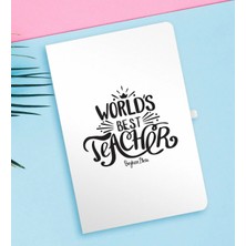 BK Gift Kişiye Özel Dünyanın En Iyi Öğretmeni Beyaz Defter-30